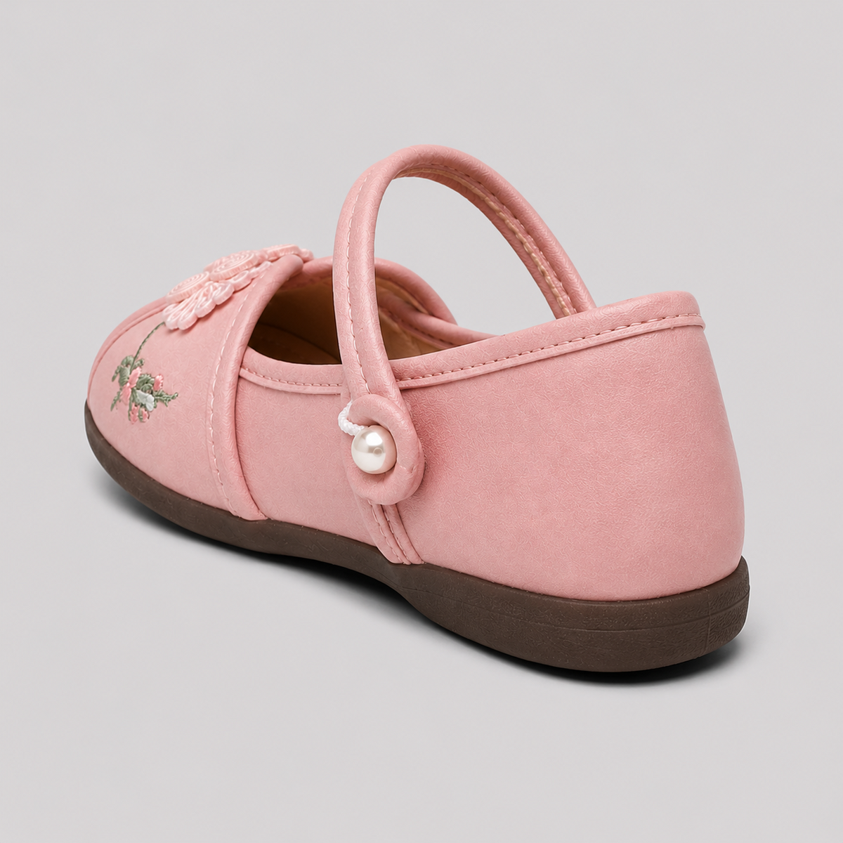 Girls Pink Soft & Fancy Party Wear Shoes