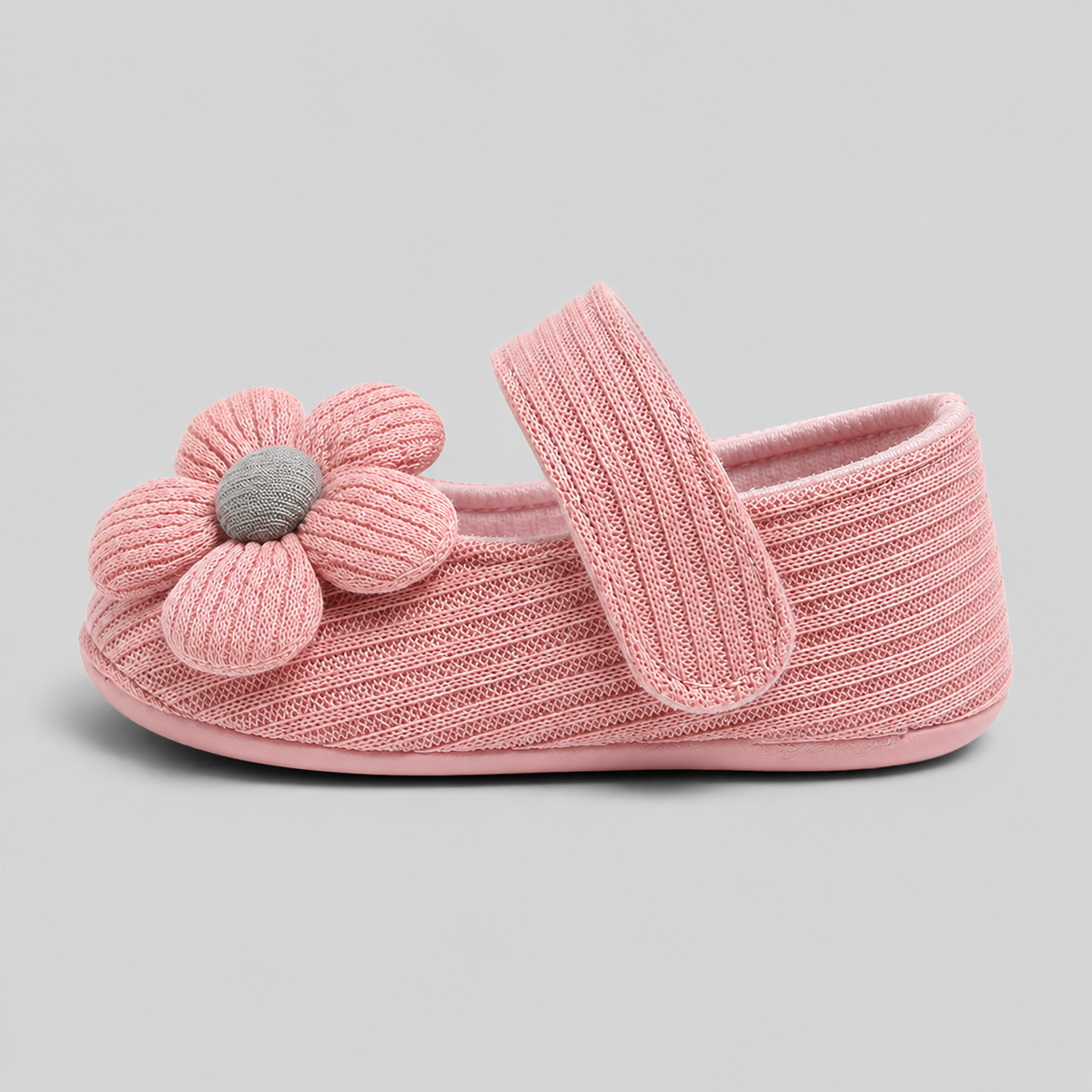 Newborn Baby Girls Soft Flower Shoes