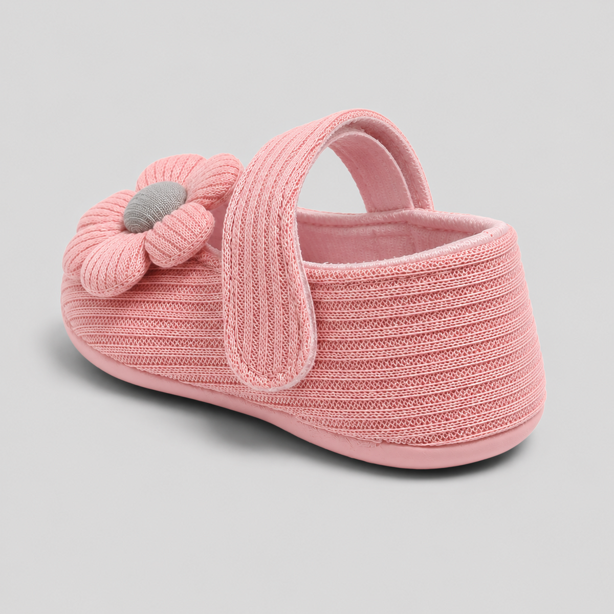 Newborn Baby Girls Soft Flower Shoes