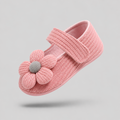 Newborn Baby Girls Soft Flower Shoes