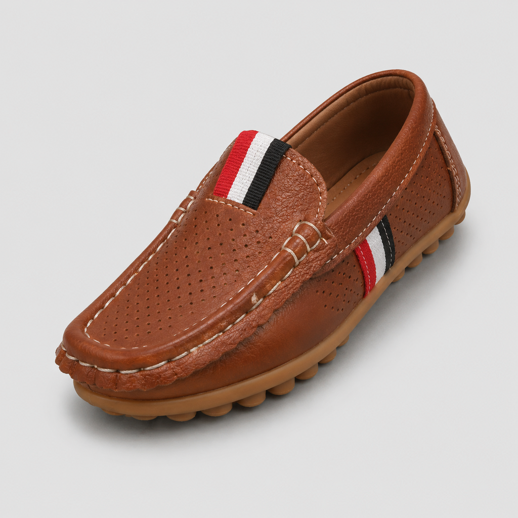 Boys Brown Casual Loafers