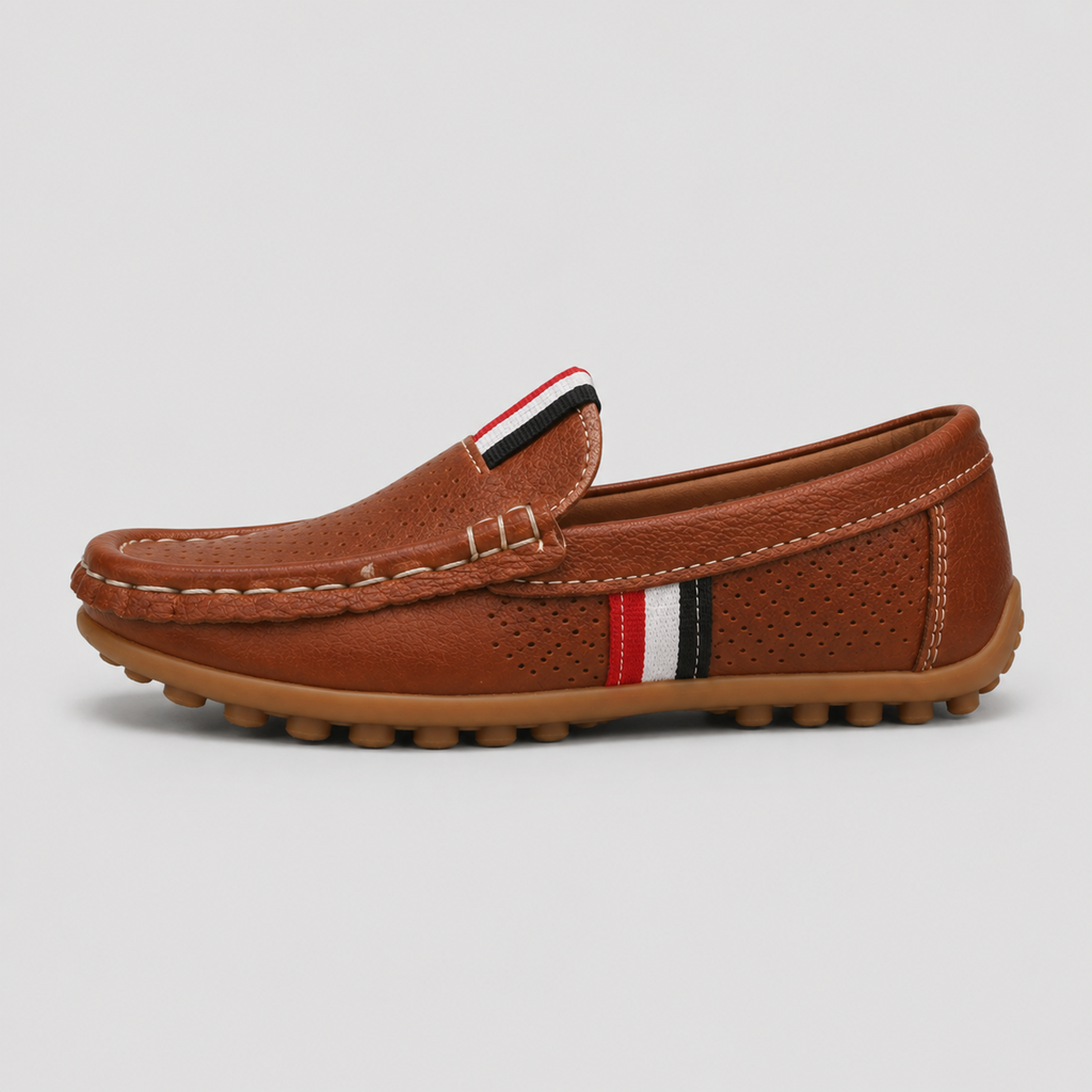 Boys Brown Casual Loafers