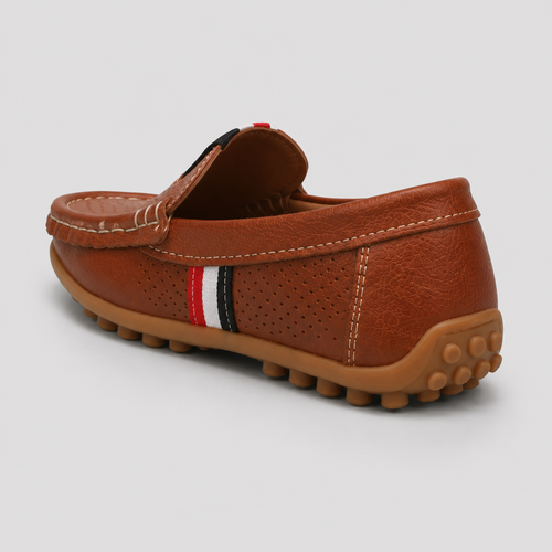 Boys Brown Casual Loafers