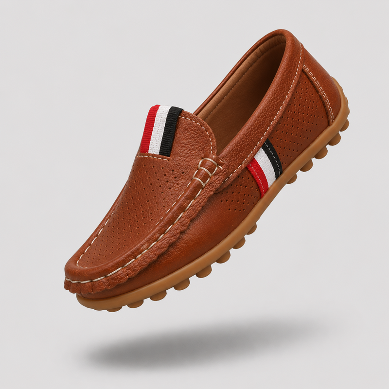 Boys Brown Casual Loafers