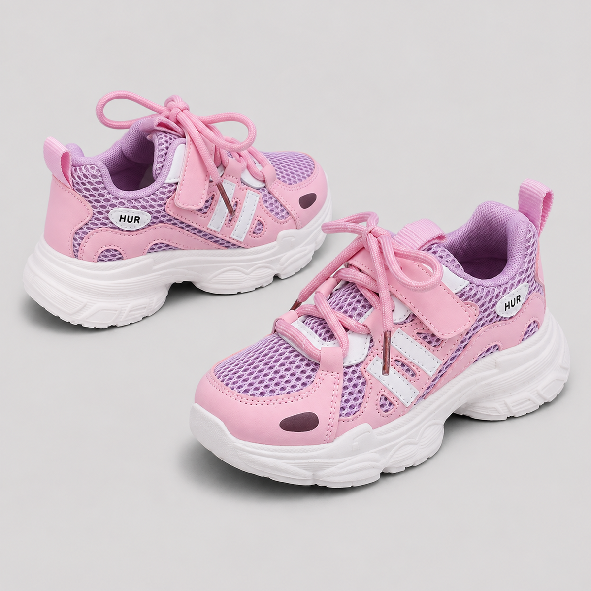Pink Soft & Casual Kids Summer-Friendly Sports Sneaker