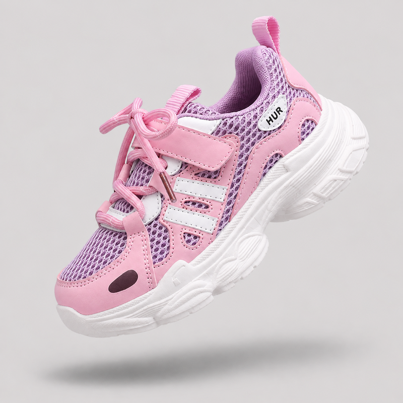 Pink Soft & Casual Kids Summer-Friendly Sports Sneaker
