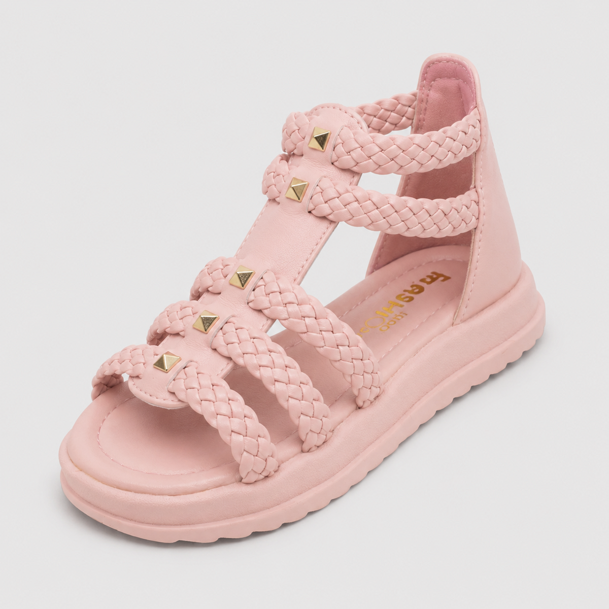 Braided Charm Girls Cute Summer-Friendly Shoes