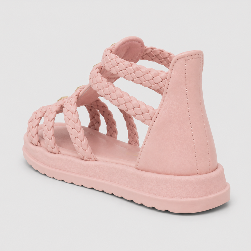 Braided Charm Girls Cute Summer-Friendly Shoes