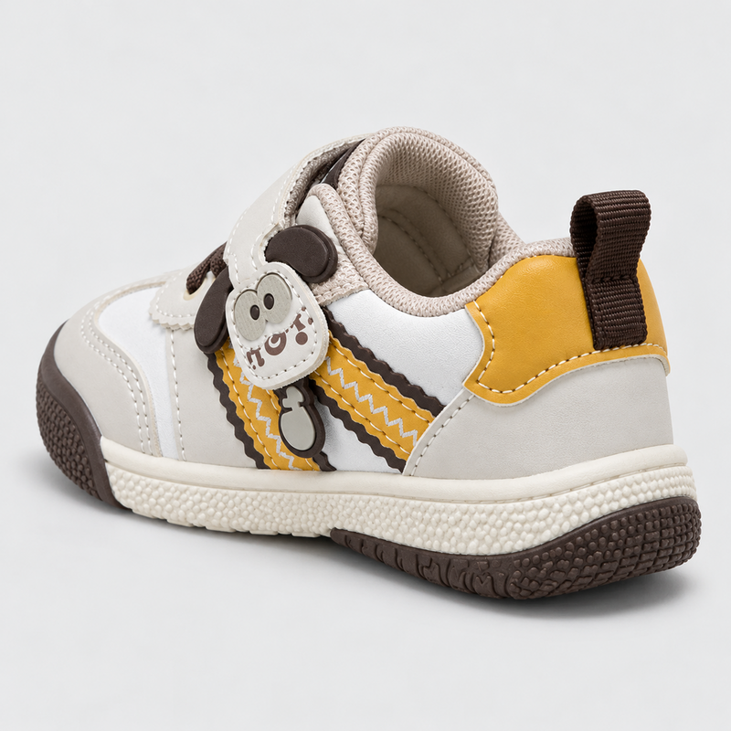 Kids Cute & Casual Cartoon Accent Strap Sneakers