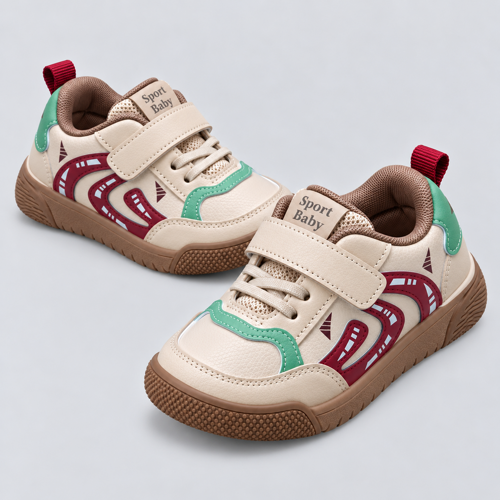 Kids Sporty Pattern Everyday Casual Sneakers