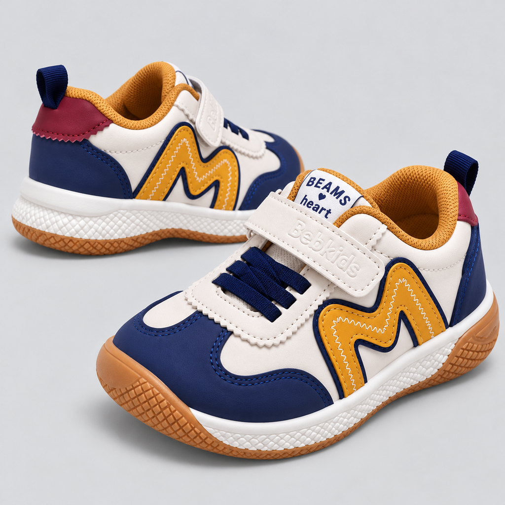 Kids Sporty Wave Casual Everyday Sneakers